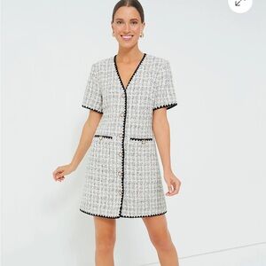 Tuckernuck - White Tweed Josephine Dress